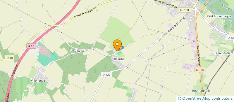 localisation de l'entreprise LE 18EME SIECLE DES LUMIERES  MAZERAY