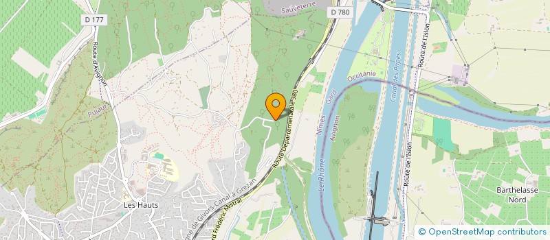 localisation de l'entreprise LE 19  VILLENEUVE-LES-AVIGNON