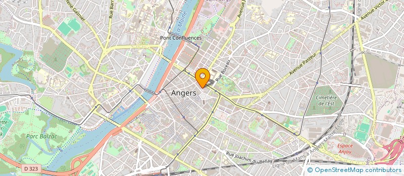 localisation de l'entreprise LE 19 à ANGERS