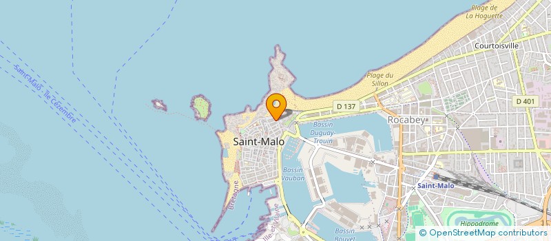 localisation de l'entreprise LE 19 RUE SAINTE BARBE  SAINT-MALO