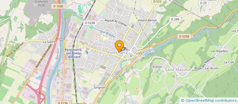 localisation de l'entreprise LE 1ER PAS  PONTCHARRA