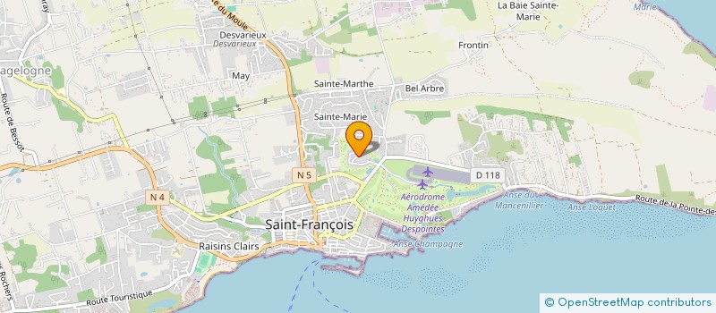 localisation de l'entreprise LE 2 SIRE à SAINT-FRANCOIS