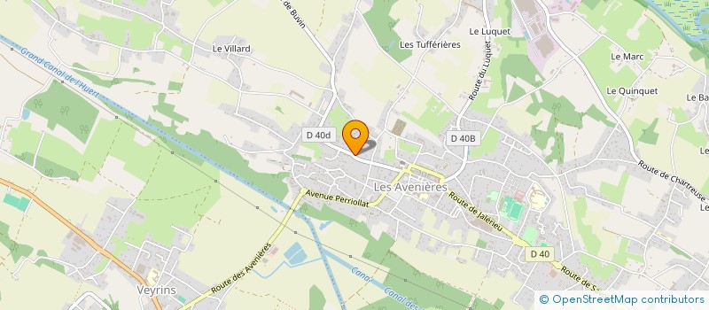 localisation de l'entreprise LE 2 TI KAF' à LES AVENIERES VEYRINS-THUELLIN