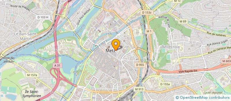 localisation de l'entreprise LE 20/20  METZ