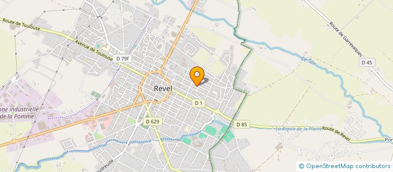 localisation de l'entreprise LE 20  REVEL