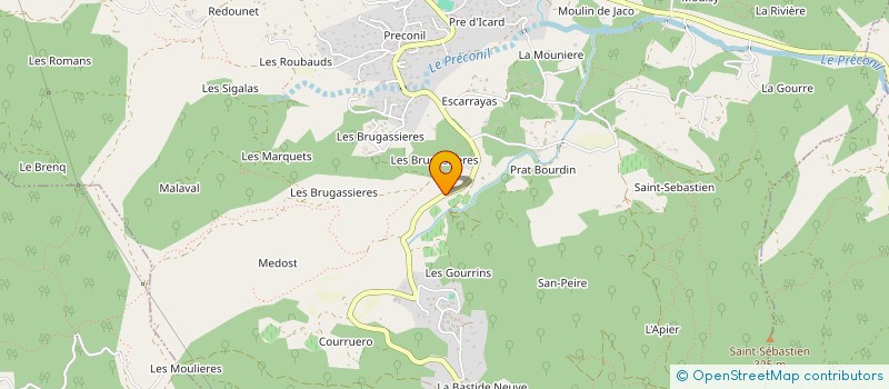 localisation de l'entreprise LE 20-DEUX NOVEMBRE à LE PLAN-DE-LA-TOUR