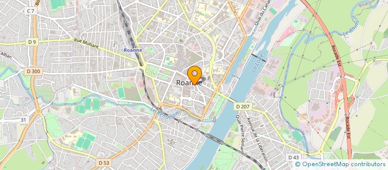 localisation de l'entreprise LE 202 à ROANNE