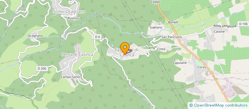 localisation de l'entreprise LE 20213 à CASTELLARE-DI-CASINCA