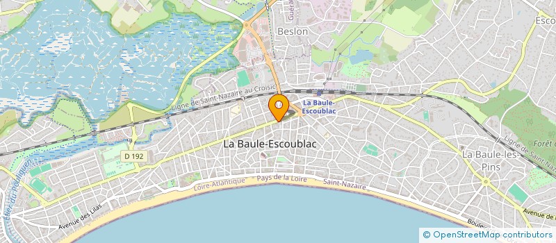localisation de l'entreprise LE 208  LA BAULE-ESCOUBLAC