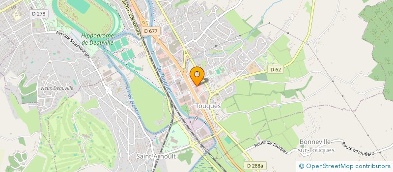 localisation de l'entreprise LE 21 à TOUQUES