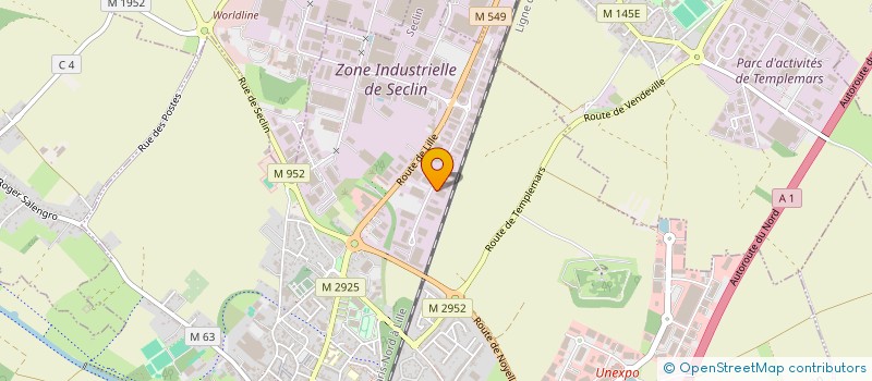 localisation de l'entreprise LE 21  SECLIN