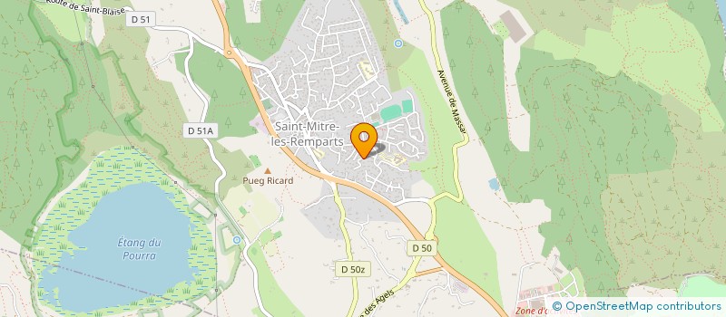 localisation de l'entreprise LE 21 JUIN  SAINT-MITRE-LES-REMPARTS