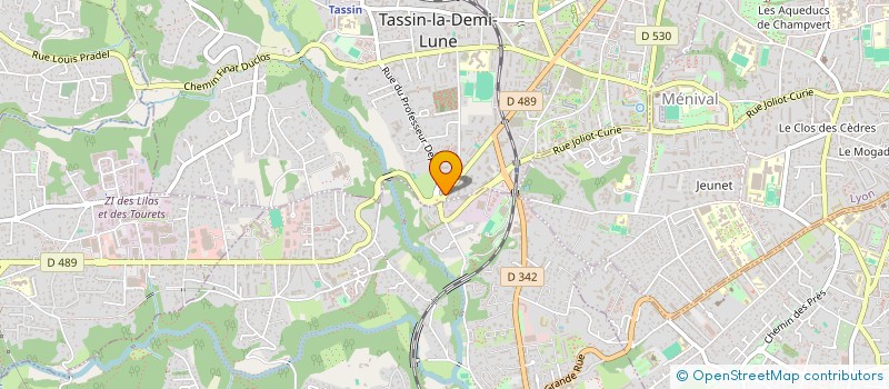 localisation de l'entreprise LE 210 FOOD à TASSIN-LA-DEMI-LUNE