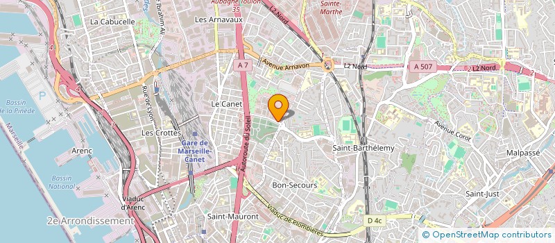 localisation de l'entreprise LE 2100 à MARSEILLE