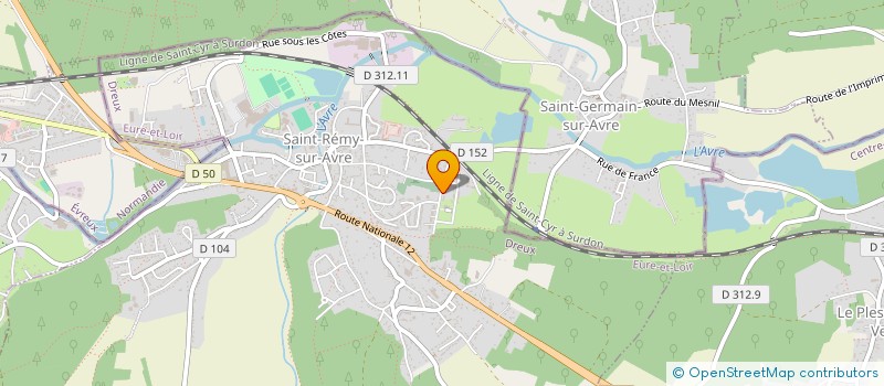 localisation de l'entreprise LE 212 à SAINT-REMY-SUR-AVRE