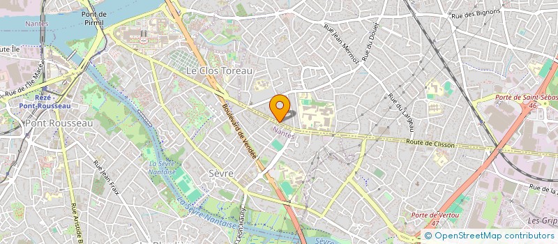 localisation de l'entreprise LE 216 BURGER à SAINT-SEBASTIEN-SUR-LOIRE