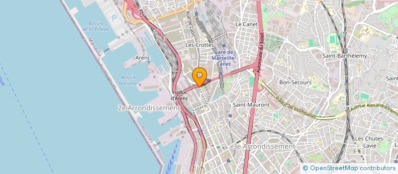 localisation de l'entreprise LE 217 à MARSEILLE