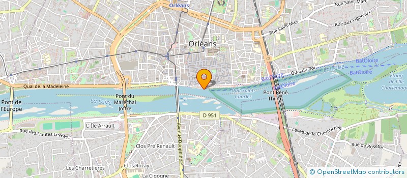 localisation de l'entreprise LE 22 à ORLEANS