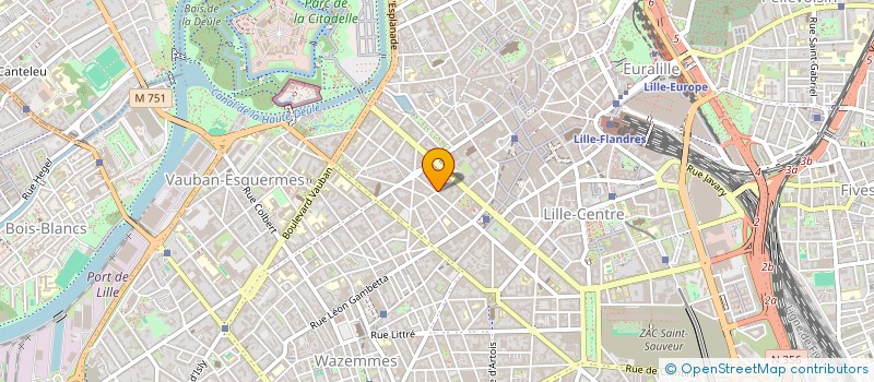 localisation de l'entreprise LE 22 à LILLE