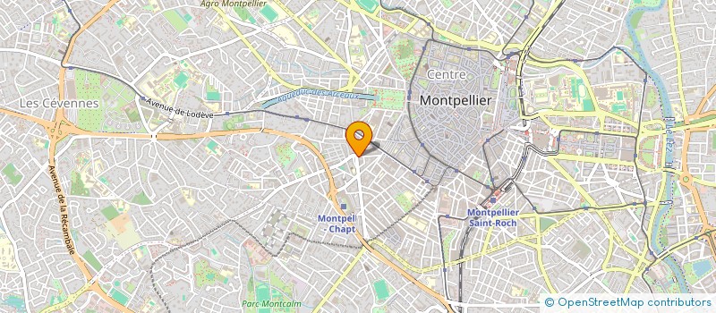 localisation de l'entreprise LE 22 à MONTPELLIER