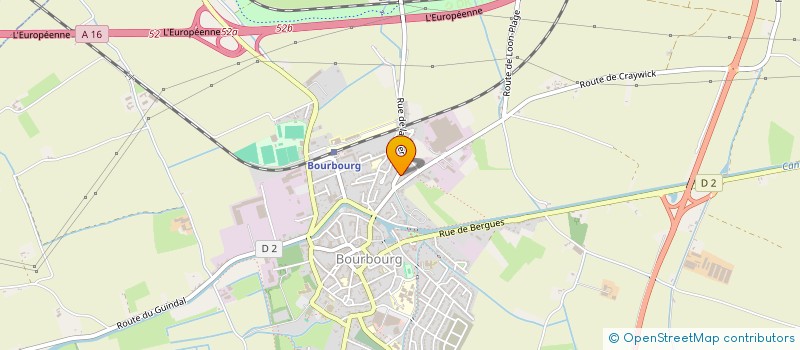 localisation de l'entreprise LE 22 BBG  BOURBOURG