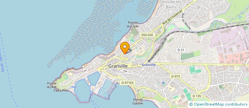 localisation de l'entreprise LE 22 JUIN à GRANVILLE