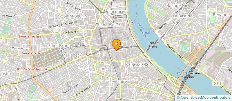 localisation de l'entreprise LE 22 MD à BORDEAUX