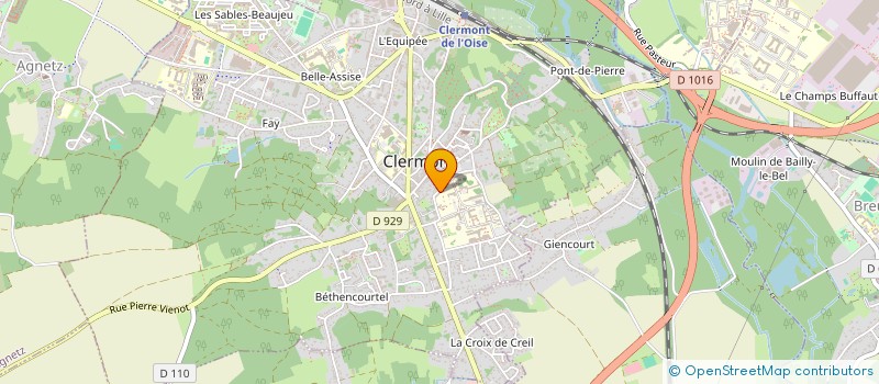 localisation de l'entreprise LE 23 à CLERMONT