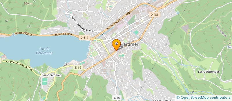 localisation de l'entreprise LE 23 à EPINAL
