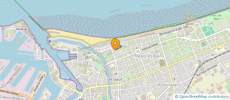 localisation de l'entreprise LE 23 à DUNKERQUE