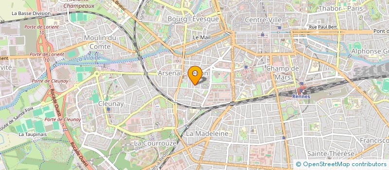 localisation de l'entreprise LE 23  RENNES