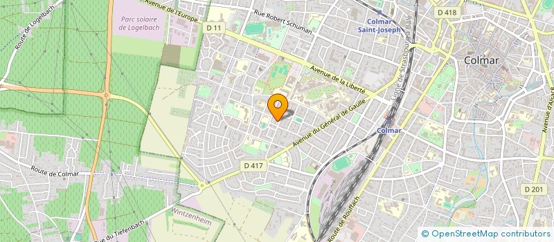 localisation de l'entreprise LE 24 à COLMAR