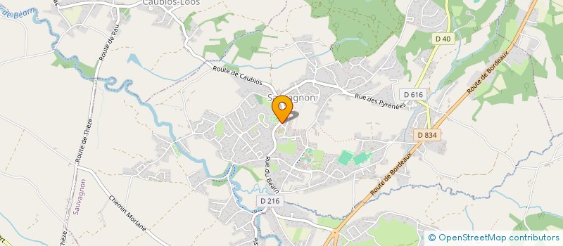 localisation de l'entreprise LE 24  SAUVAGNON