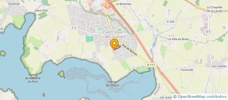 localisation de l'entreprise LE 24  SAINT-JOUAN-DES-GUERETS