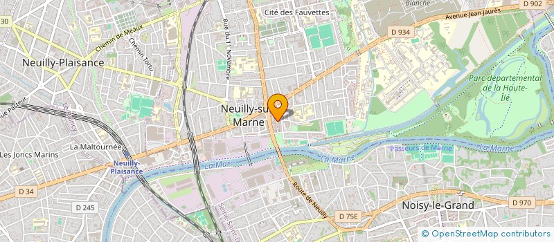 localisation de l'entreprise LE 240 à NEUILLY-SUR-MARNE