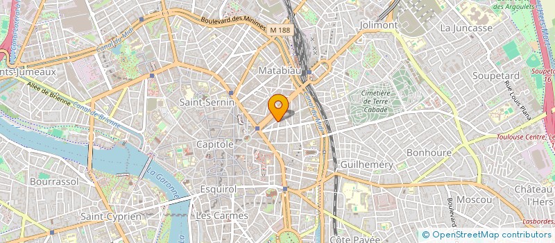 localisation de l'entreprise LE 26 DES 7 TROUBADOURS  TOULOUSE