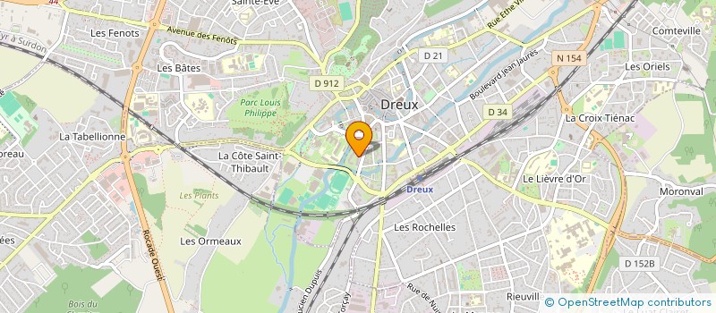 localisation de l'entreprise LE 28 CHAUSSE SES POINTES à DREUX