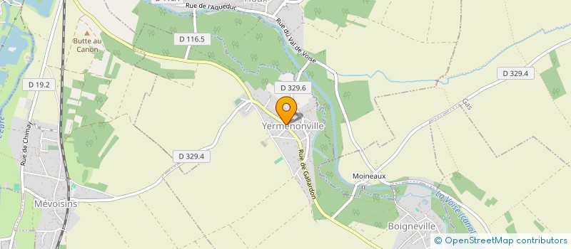localisation de l'entreprise LE 28130 à YERMENONVILLE