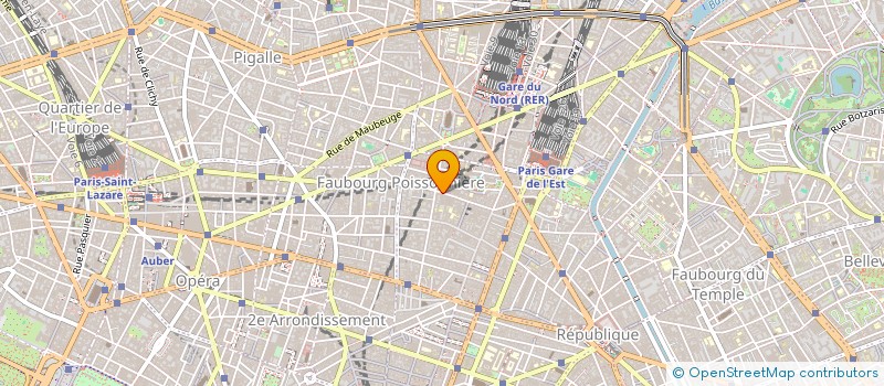 localisation de l'entreprise LE 287  PARIS