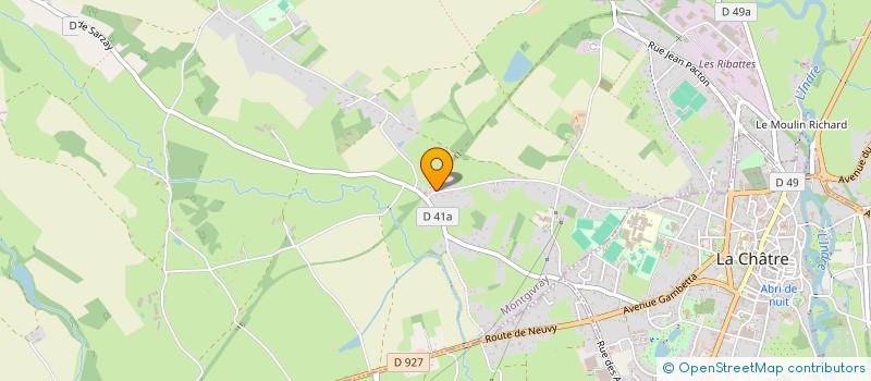 localisation de l'entreprise LE 3 BIS à MONTGIVRAY