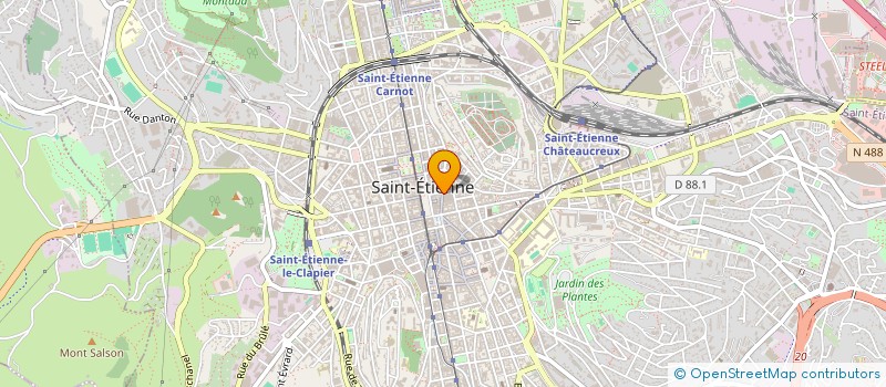 localisation de l'entreprise LE 3 EME MILLEN'R  SAINT-ETIENNE