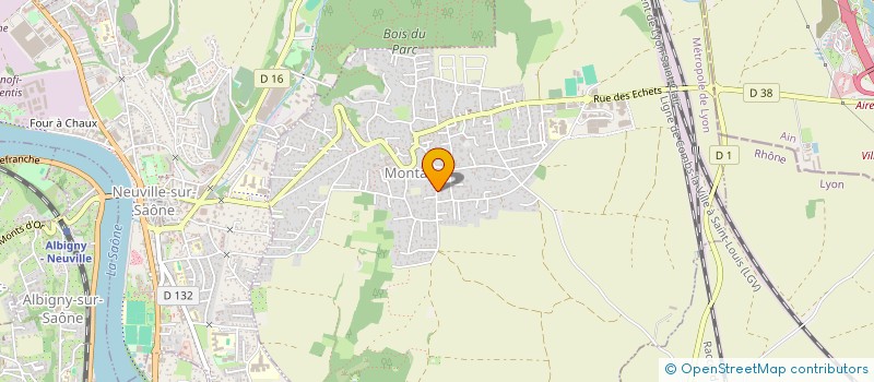 localisation de l'entreprise LE 301  MONTANAY