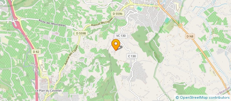 localisation de l'entreprise LE 303 à BANDOL