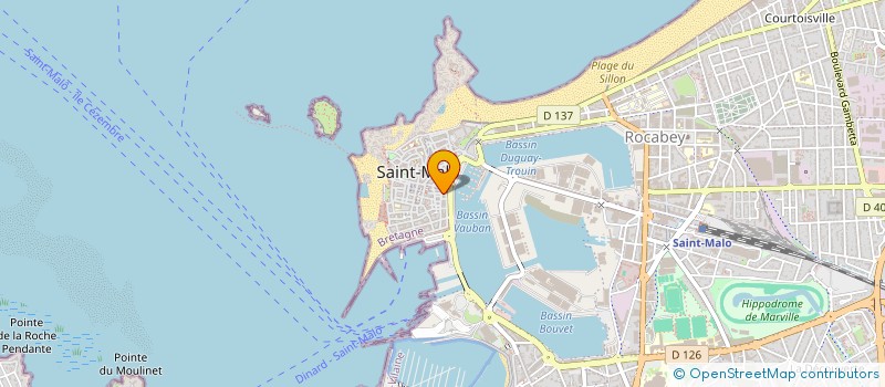 localisation de l'entreprise LE 313 - CHEZ JEAN JEAN à SAINT-MALO