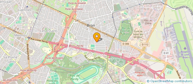 localisation de l'entreprise LE 31G LHUILLIER  BRON