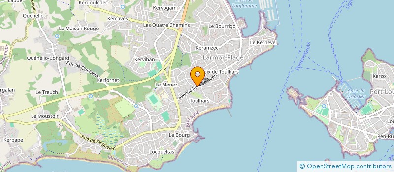 localisation de l'entreprise LE 32  LARMOR-PLAGE