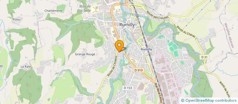 localisation de l'entreprise LE 32  RUMILLY