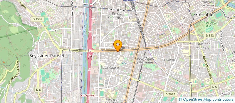 localisation de l'entreprise LE 33  GRENOBLE