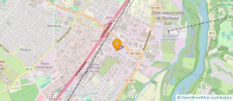 localisation de l'entreprise LE 33 à TOULOUSE