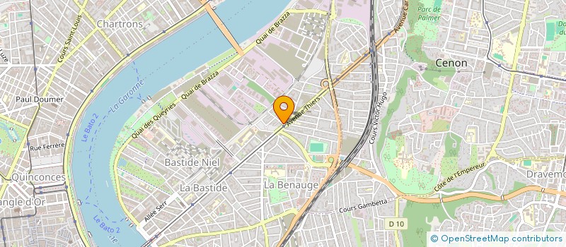 localisation de l'entreprise LE 337  BORDEAUX